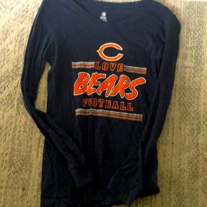 Long sleeved Bears football team shirt